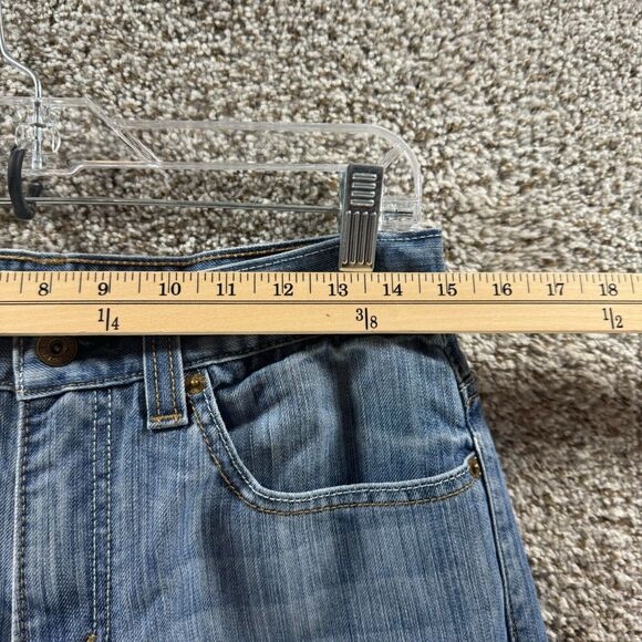 Vintage Levis Jeans Mens 31x32 Blue Denim Pants 511 Skinny Light Wash Y2K Adult - Picture 2 of 10